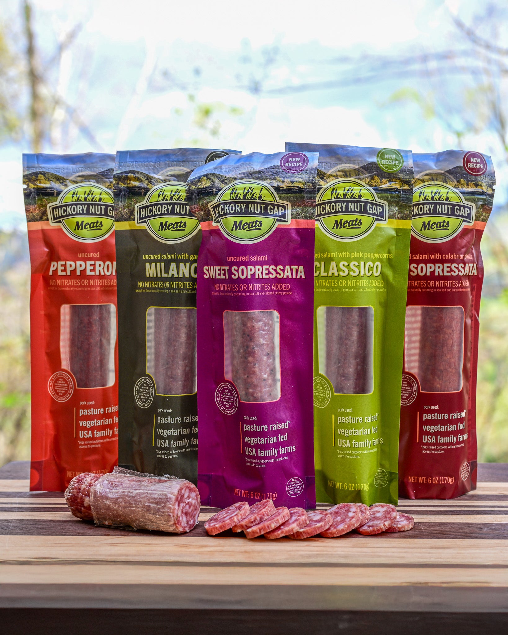 ハム　LAZY　ソフト Hickory Nut Gap Salami Collection | Hickory Nut Gap Farms